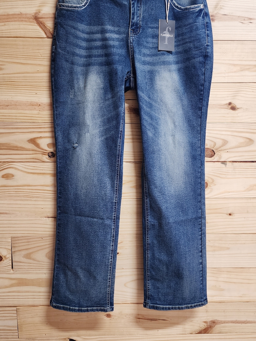 Flamingals Stretch Straight-Leg Women's Jeans Boutique Quality
